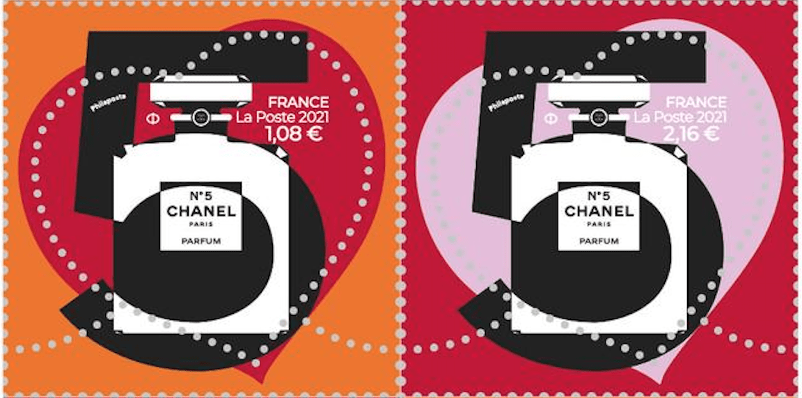 Chanel célèbre la Saint-Valentin avec deux timbres d’exception